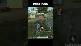 FREEFIRE🔥 OFFLINE ENEMY KE SATH PRANK IN BR RANK #freefire #shorts #viral #gaming #india #attitude