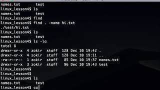 Mac/Linux Terminal Tutorial, Lesson 4