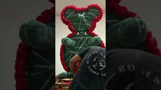 Areglo de rosas en forma de oso 🧸🌹