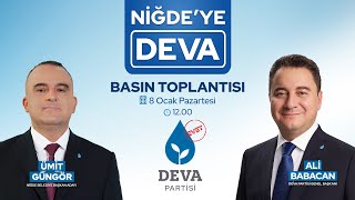 Niğde Basın Toplantımız