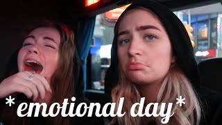 *emotional day* we leave New York...