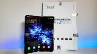 Galaxy Z Fold2 Screen Protector Review 10 Month Later | Best Screen Protector | Requested Update