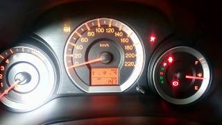 2010 Honda City 1.5e P0962, P0970 trouble codes flashing D