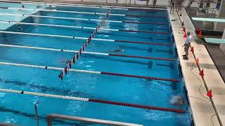 Emily 100m backstroke 7years old