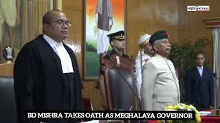 BD Mishra takes oath as Meghalaya Governor