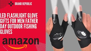 LED Flashlight Glove Gifts for Men Father Day Outdoor #Fishing #Gloves #shorts  #shortsvideo