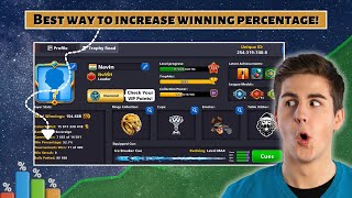 How to Increase your Winning Percentage in 8 Ball Pool!