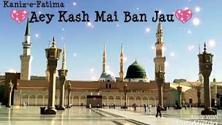 Aey Kash Mai Ban Jau Madine Ka Musafir | whatsapp status | Yade Madina