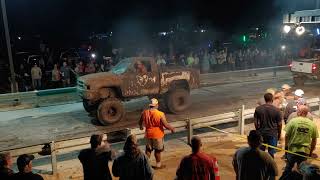 Tug of War action at Woodpecker Mud Bog | 1/1/22