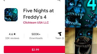 Five Nights At Freddy's 4 Download On Playstore GameTesterFaizan