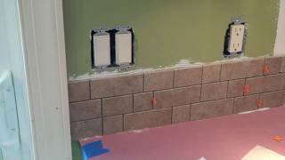 Tile Backsplash Installation