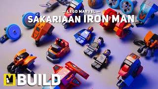 LEGO Marvel Speed Build Iron Man Sakaarian 76194 | Satisfying ASMR Snap Build 2022