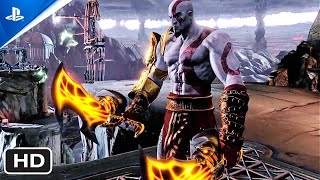 Kratos gets the Blades Of Exile By Athena | God of War 3 Scene 1080P