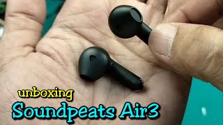 Unboxing Soundpeats Air 3 / Air3 APTX Earbuds - bluetooth earphone (Link di deskripsi)