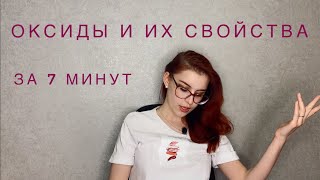 ВСЕ ОКИДЫ И ИХ СВОЙСТВА. 3 школьных урока за 7 минут.