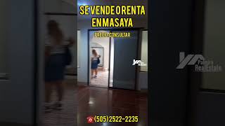 VENTA DE LINDA CASA CENTRICA EN MASAYA O SE RENTA #ventaterrenosycasas #bienesraices #masaya #nica