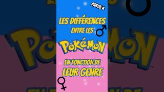 Les DIFFÉRENCES entre les Pokémon en fonction de leur GENRE #4