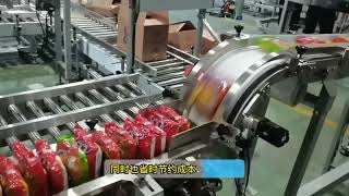 Automatic Case Packing Vertically Solution of Instant Noodles with Servo Sorting Device&Delta Robot.