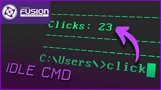 Tutorial #4 IDLE CMD "CLICK" in Clickteam Fusion 2.5