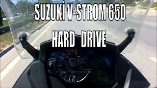 SUZUKİ V strom 650 XT RİDERS & HARD THE ENGINE & MOTORCYCLE DRIVING &vstrom 650 REV LİMİTER [PART 1]