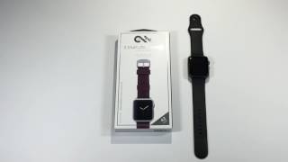 Case Mate Signature Leather Apple Watch Band Unboxing/Review