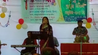 Jodi Tor Dak Shune Keu Na Aase Tobe Ekla Cholo  Re | Rabindra Sangeet | Bristi Kar