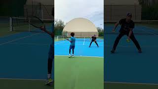 Tennis drills : working on spacing and court positioning 🎾