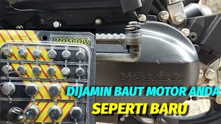 Menyulap baut kusam menjadi baru || Pasang baut variasi probolt cvt beat