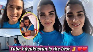 #tubabüyüküstün again proved that she has a heart of gold 💛 ✨️ reach to help first