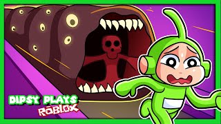 🌈 ESCAPE SCARY TRAIN EATER! [CREEPY OBBY?] | Dipsy Plays Roblox Train Eater 2023