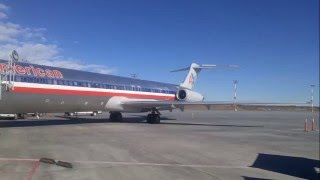 YEG - American Airlines MD-80 Diversion