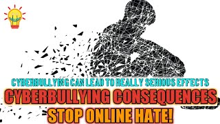 Social media can lead to real consequences! Stop Online Hate! Cyberbullying!