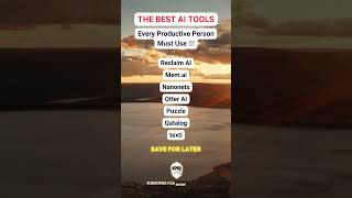 7 Best AI Tools for Productivity ✍