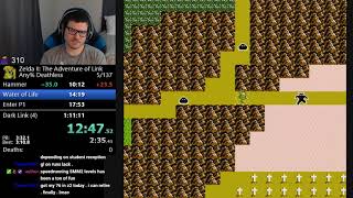 (1:10:54) Zelda 2 Deathless speedrun (with 4 deaths)