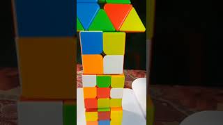 Rubik's Cube Solve with magic tricks || Rubik's cube#Shorts