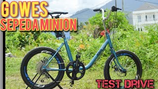 🔴TES DRIVE SEPEDA MINION GOWES DI JALANAN PADANG SUMATRA BARAT