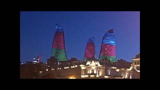 Alev Kuleleri (Flame Towers)- Bakü-Azerbaycan