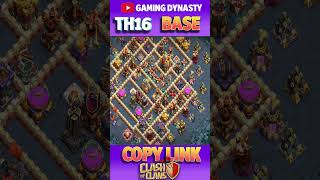 GLOBAL RANK TOP PLAYER NEW LEGEND BASE LINK GDH - P4 #clashofclans  #shortsfeed  #shorts  #short