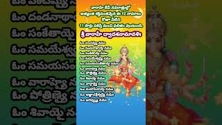 Varahi Devi 12 Namalu/వారాహి దేవి 12 నామాలు #viral #youtubeshorts