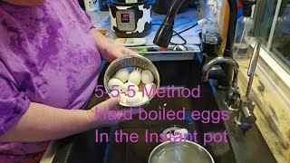 Instant Pot: Achieve Perfect Hard Boiled Eggs with 5-5-5 Method