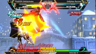 TFA|RZR OMGitzAndre vs Alex Revived - Michiana Mashfest Losers Bracket Ultimate Marvel vs Capcom 3