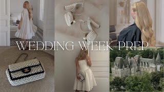 Vlog: Wedding Week Prep! The Dresses, Jewelry, Shoes, Vows, Packing & Last minute to Do’s!