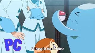 Wobbuffet is scared of the Blue Pokemaniacs | Pokemon Journeys Episode 81 clip