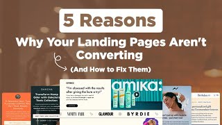 5 Reasons Why Your Landing Pages Aren't Converting (And How to Fix Them)