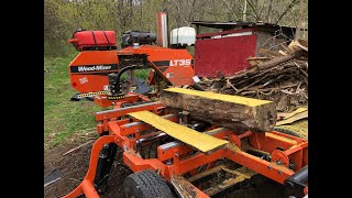 Osage Orange on my Woodmizer LT35 video