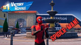 SPIDER-MAN FAR FROM HOME SUIT Squad Win Gameplay! | Fortnite Battle Royale: Chapter 5 No Builds