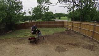 Sod grass install with GoPro