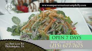 Restaurant Emperor. Promotional video for a restaurant in Philadelphia