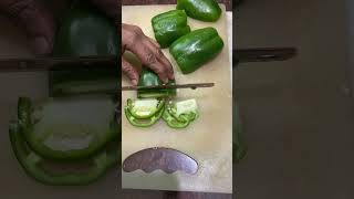 Fruit Ninja of CAPSICUM | Amazing Fruits Cutting Skills| Indian Street Food in 2023 #shorts #food