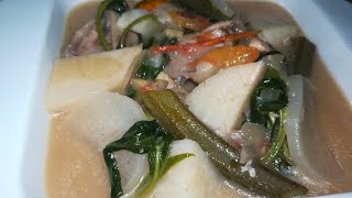 SINIGANG NA MANOK na may GABI AT KANGKONG//SENS COOKING COMPILATION